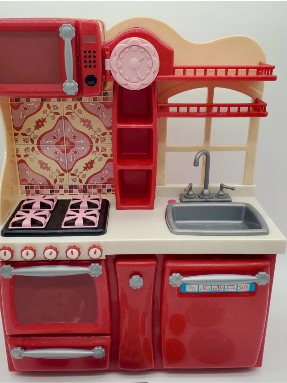 🌺Our Generation Red Gourmet Kitchen Set Fits 18